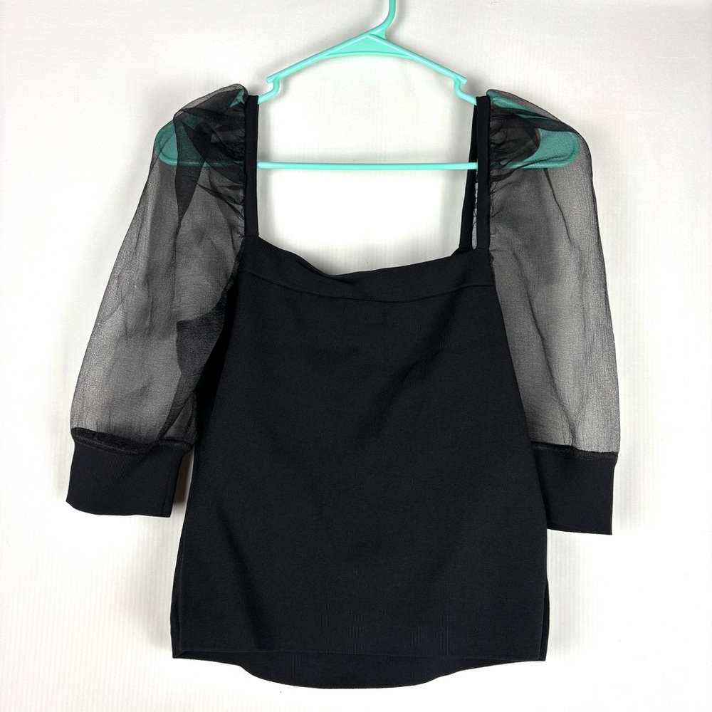 Puff Sleeve Crop Top